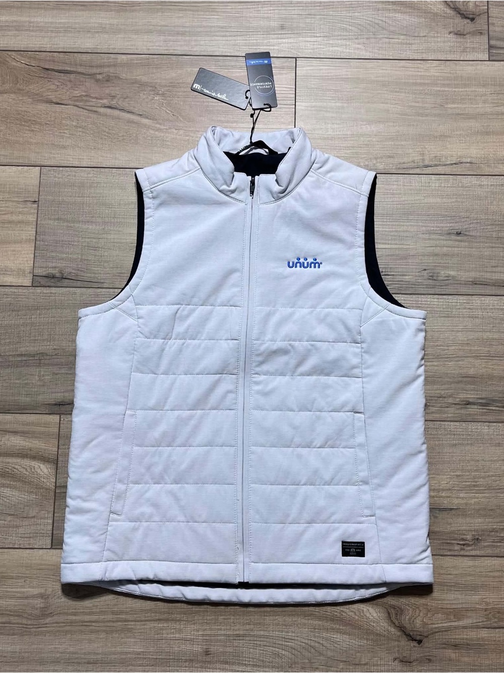 Travis Mathew Womens LDS Cold Bay Quilted Puffer Vest Size Small Microchip Gray